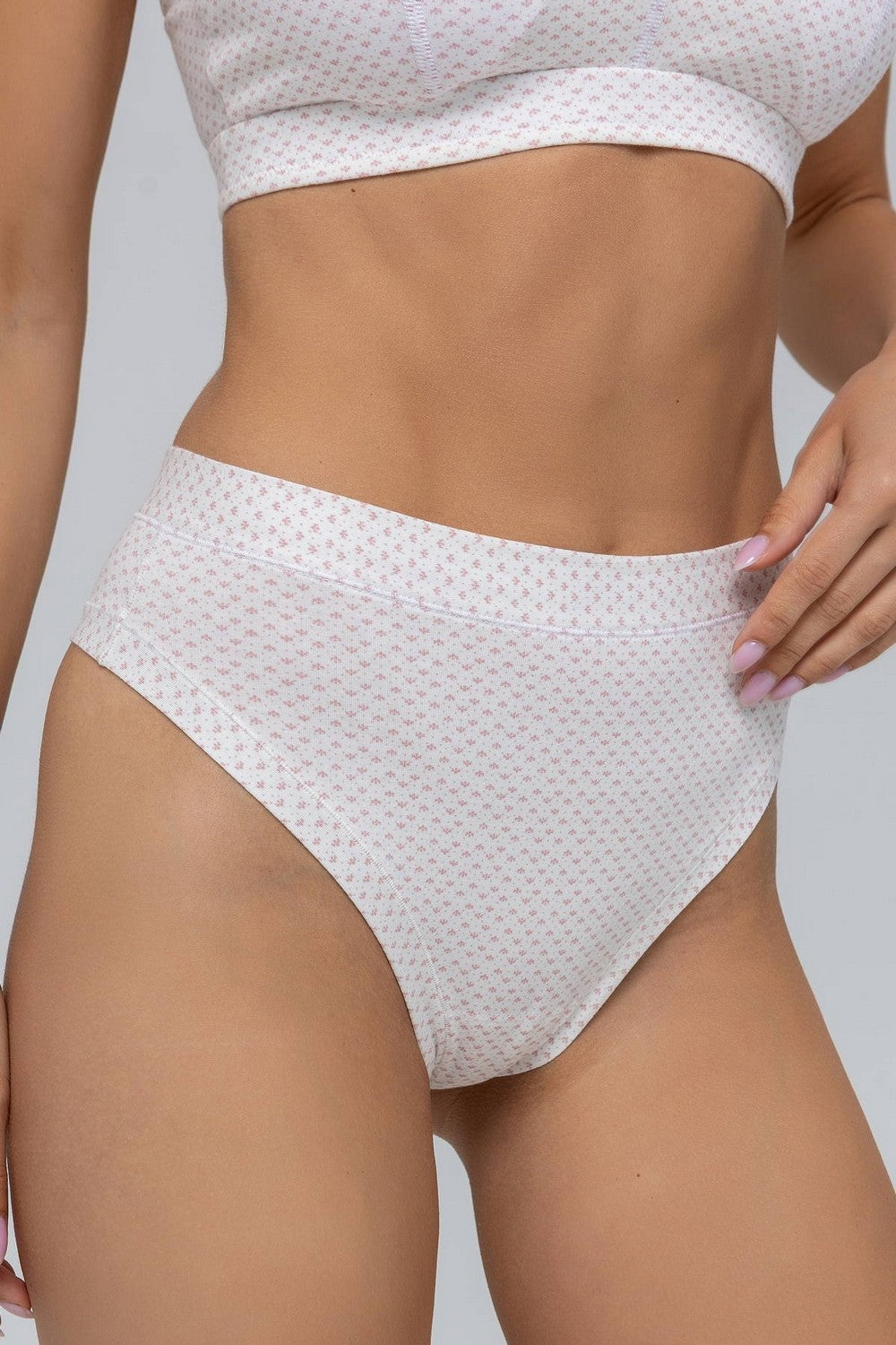 Бавовняні трусики стринг Lunelle TR11-KHLP164 Totalfit