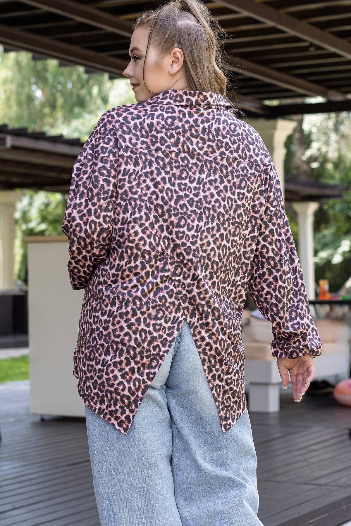 Рубашка с анималистичным принтом Magnetic RY1-P152