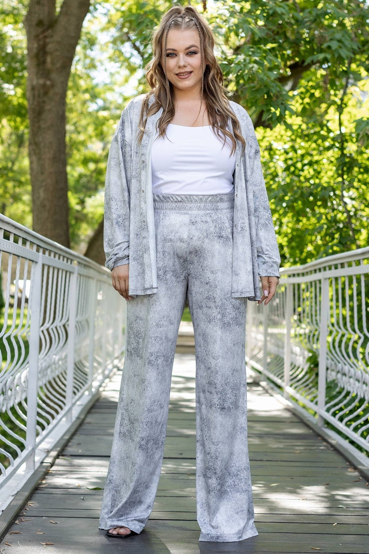 Рубашка с принтом Magnetic RY1-P155