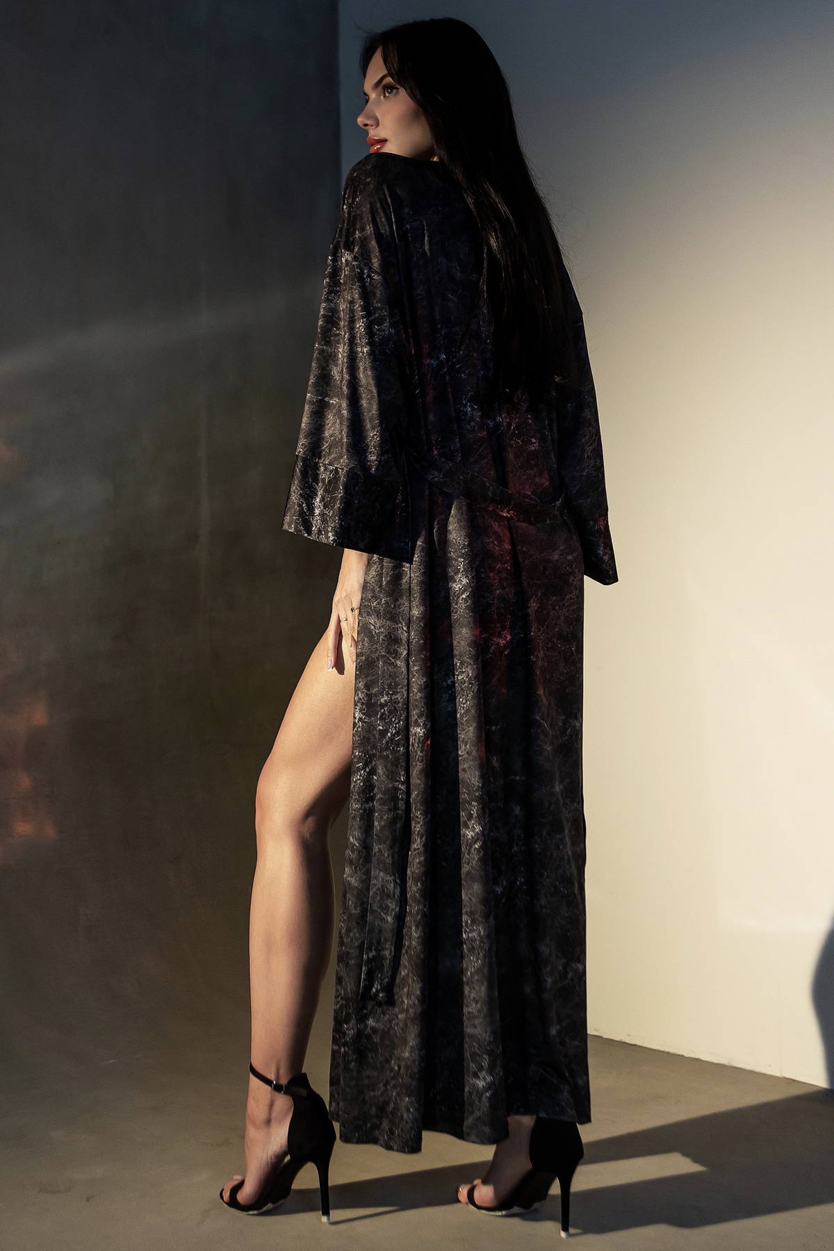 Длинный халат из микрофибры Magnetic XA2-P154