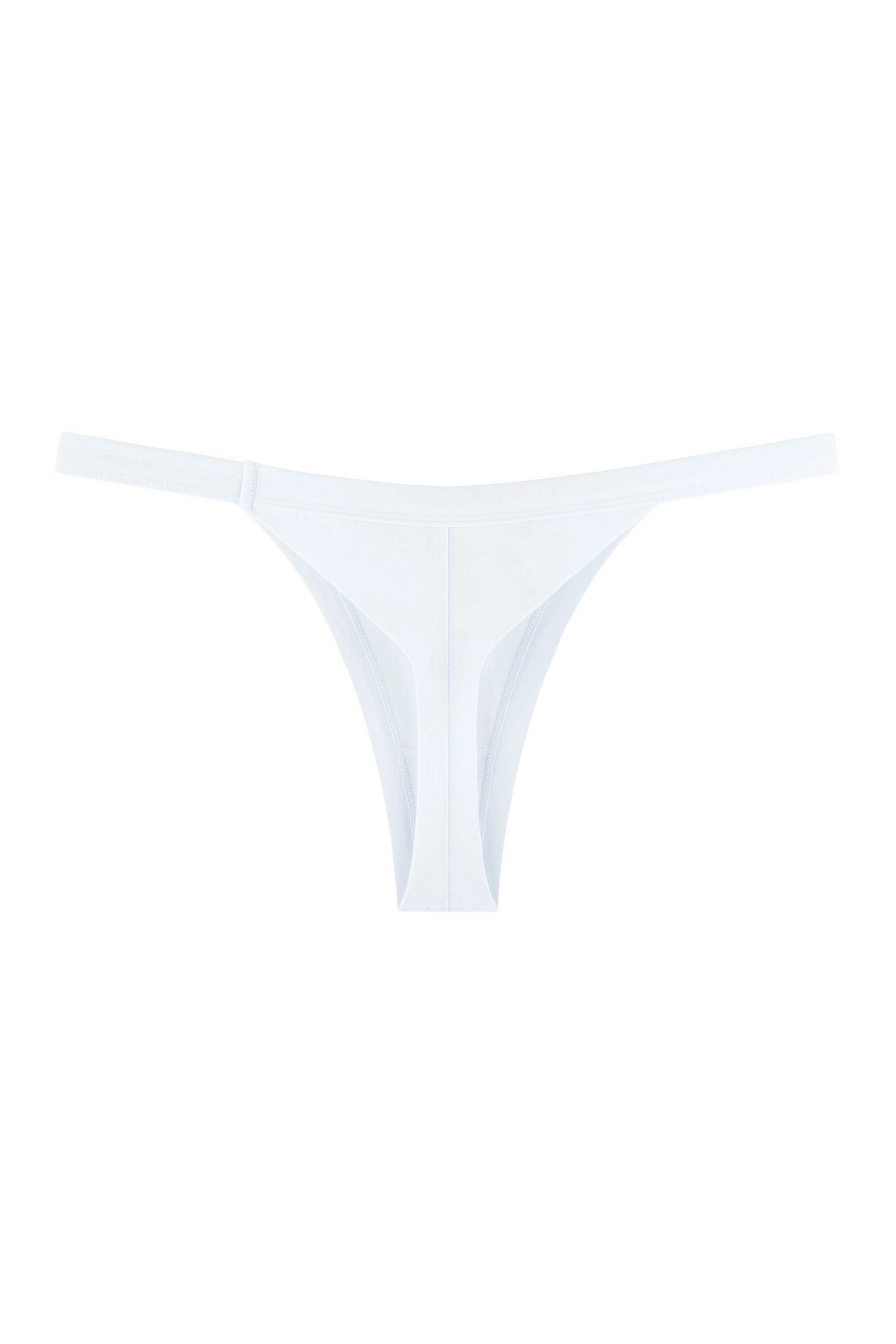 Трусики стринг из хлопка 2202-11/02 white