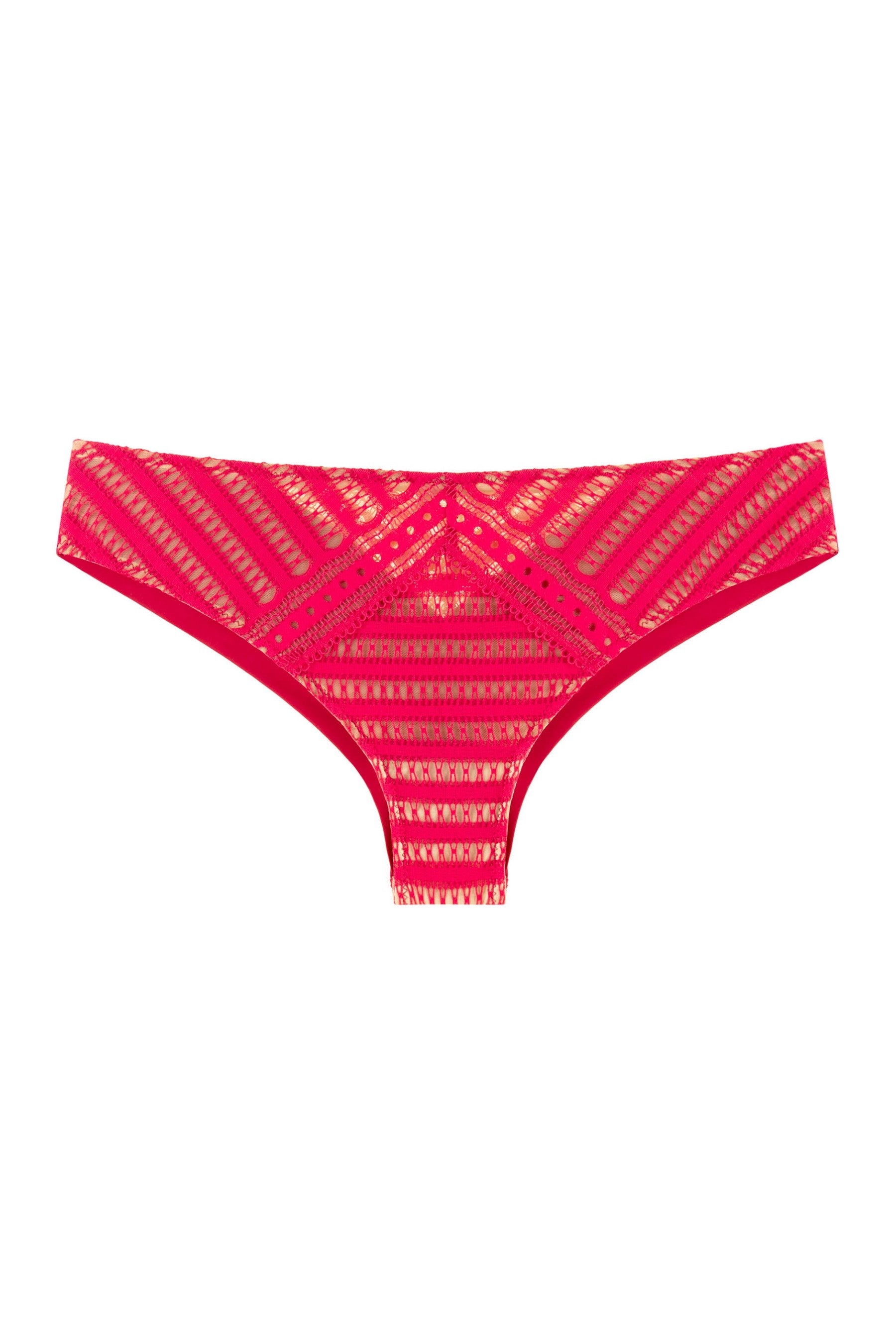 Трусики бразилиана из микрофибры 8176-22 fuchsia
