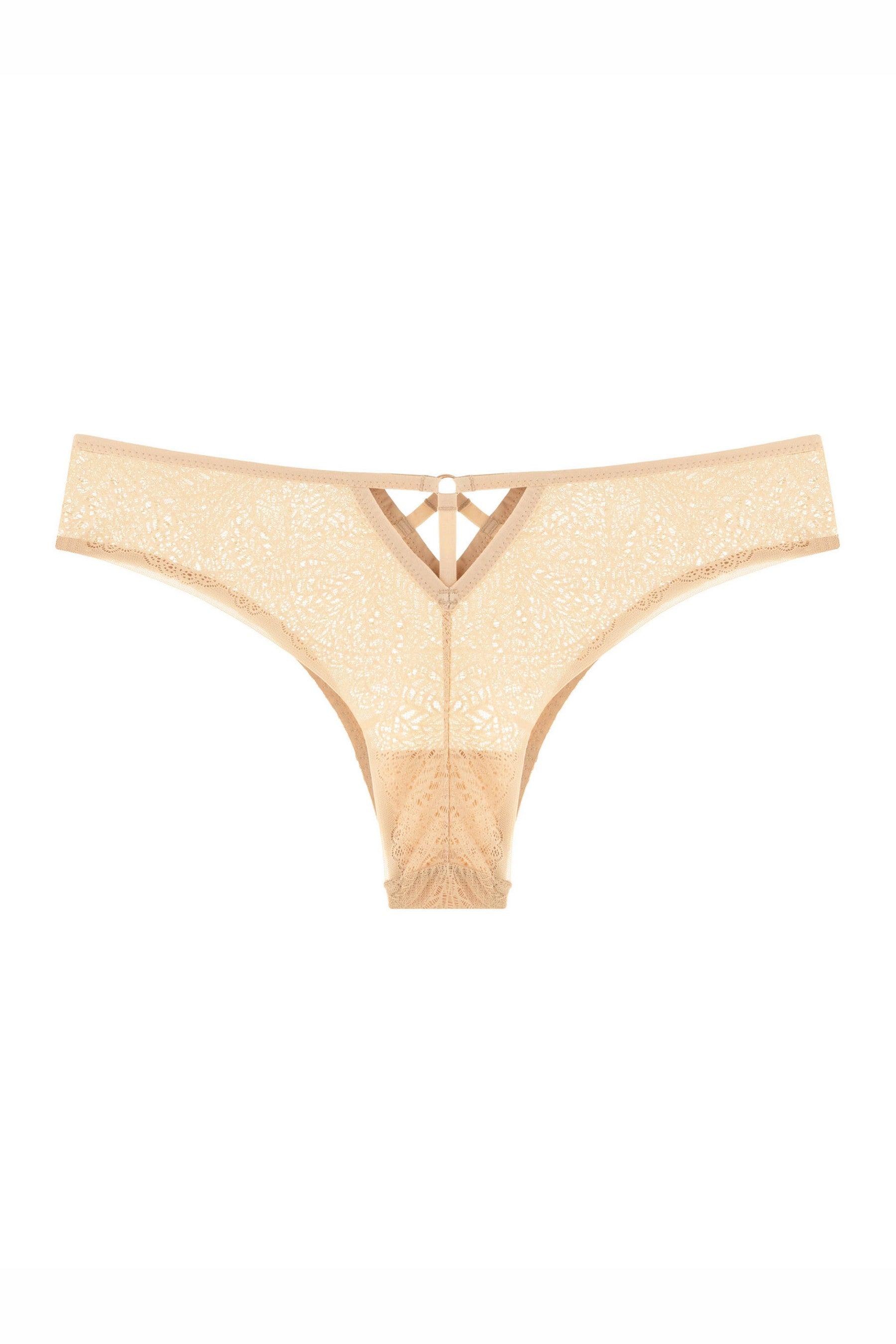 Кружевные трусики бразилиана 8182-22 beige