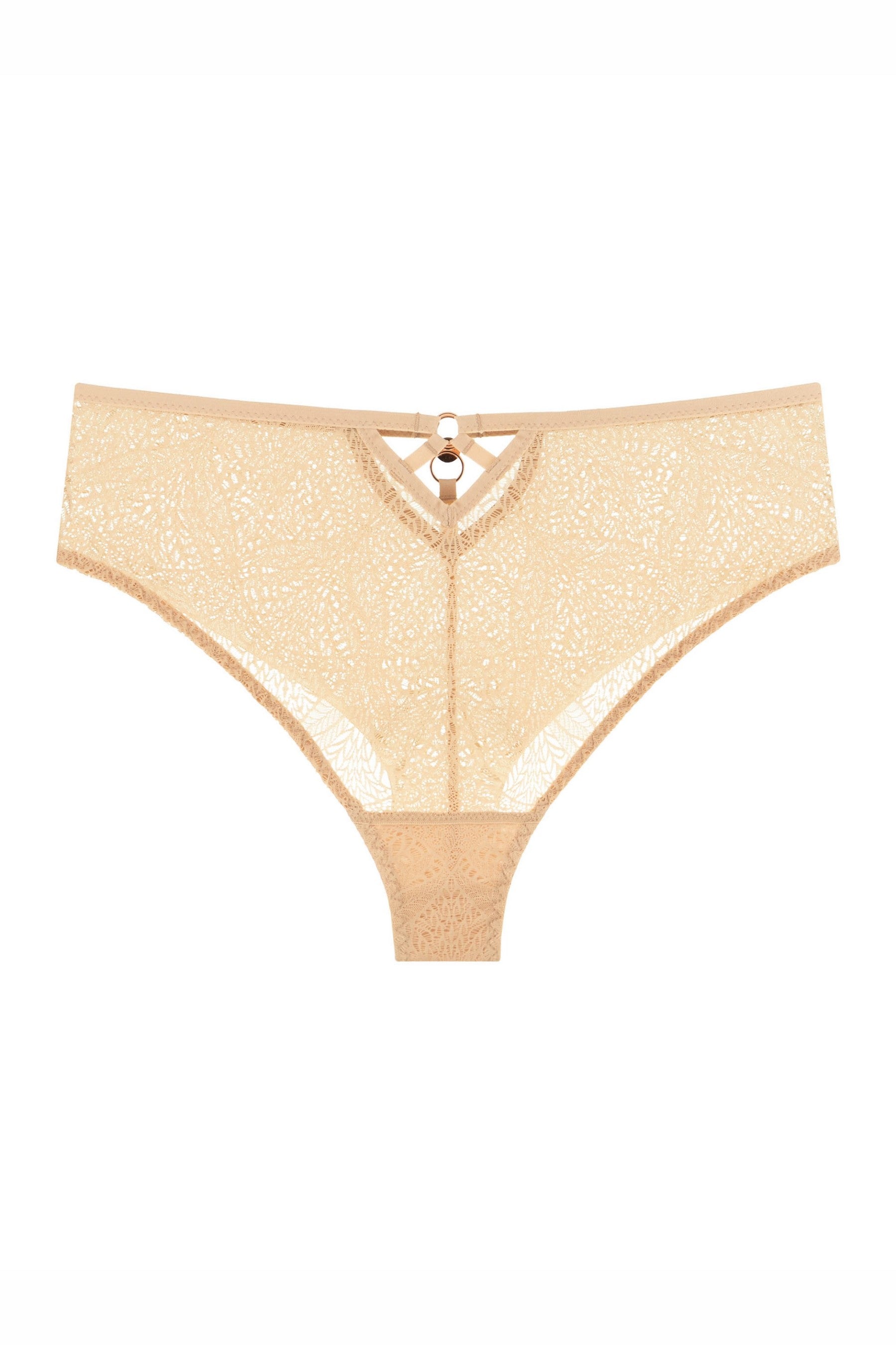 Высокие трусики бразилиана 8182-25 beige