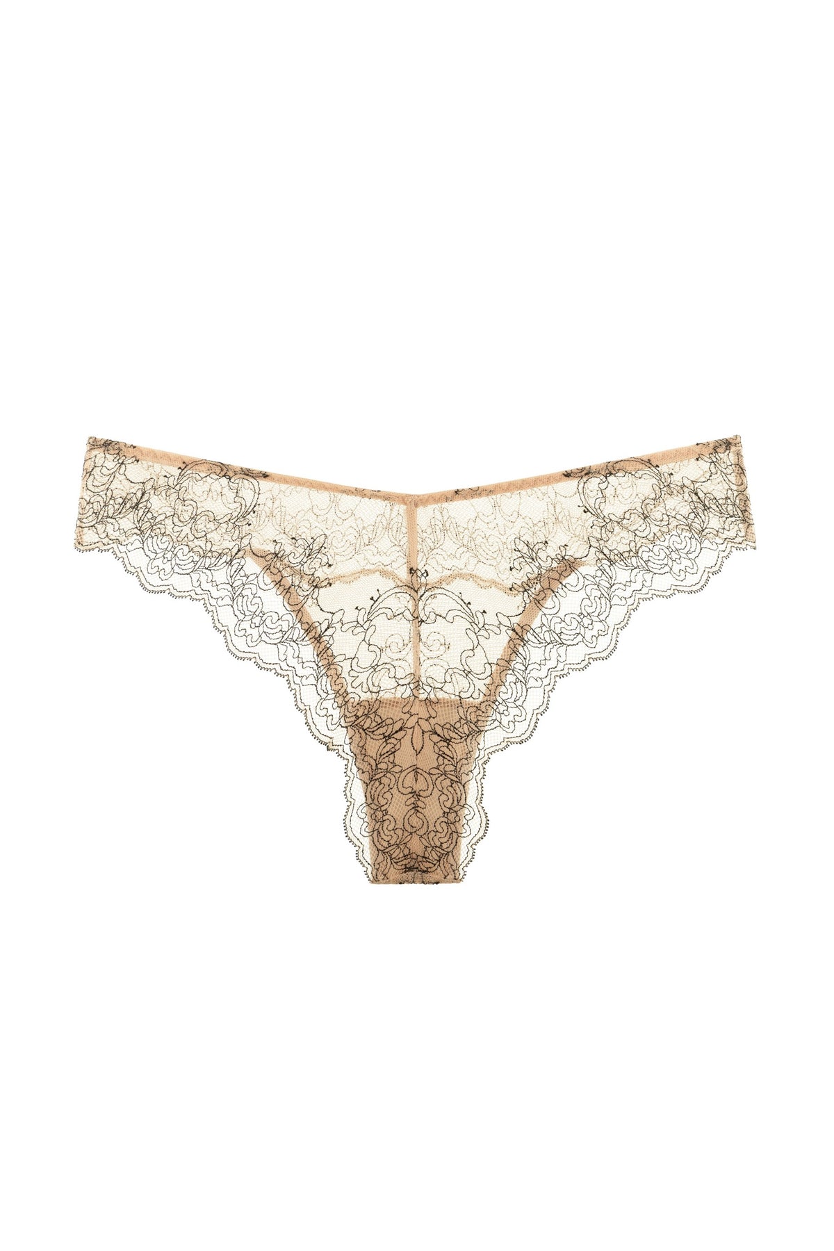 Мереживні трусики бразіліана 8190-21/04 beige Anabel Arto
