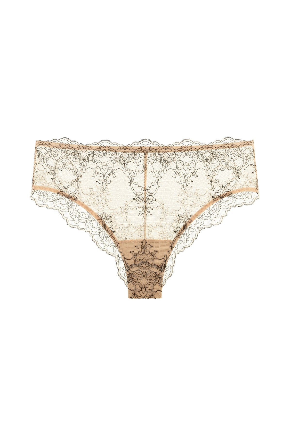 Мереживні трусики бразіліана 8190-24/04 beige Anabel Arto