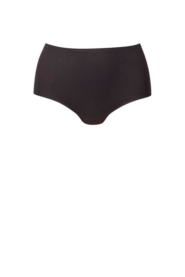 Бесшовные трусики 1343 Essentials High-waist+ black