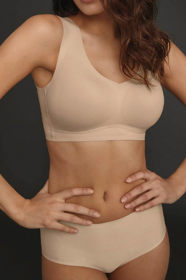 Бесшовные трусики 1343 Essentials High-waist+ nude