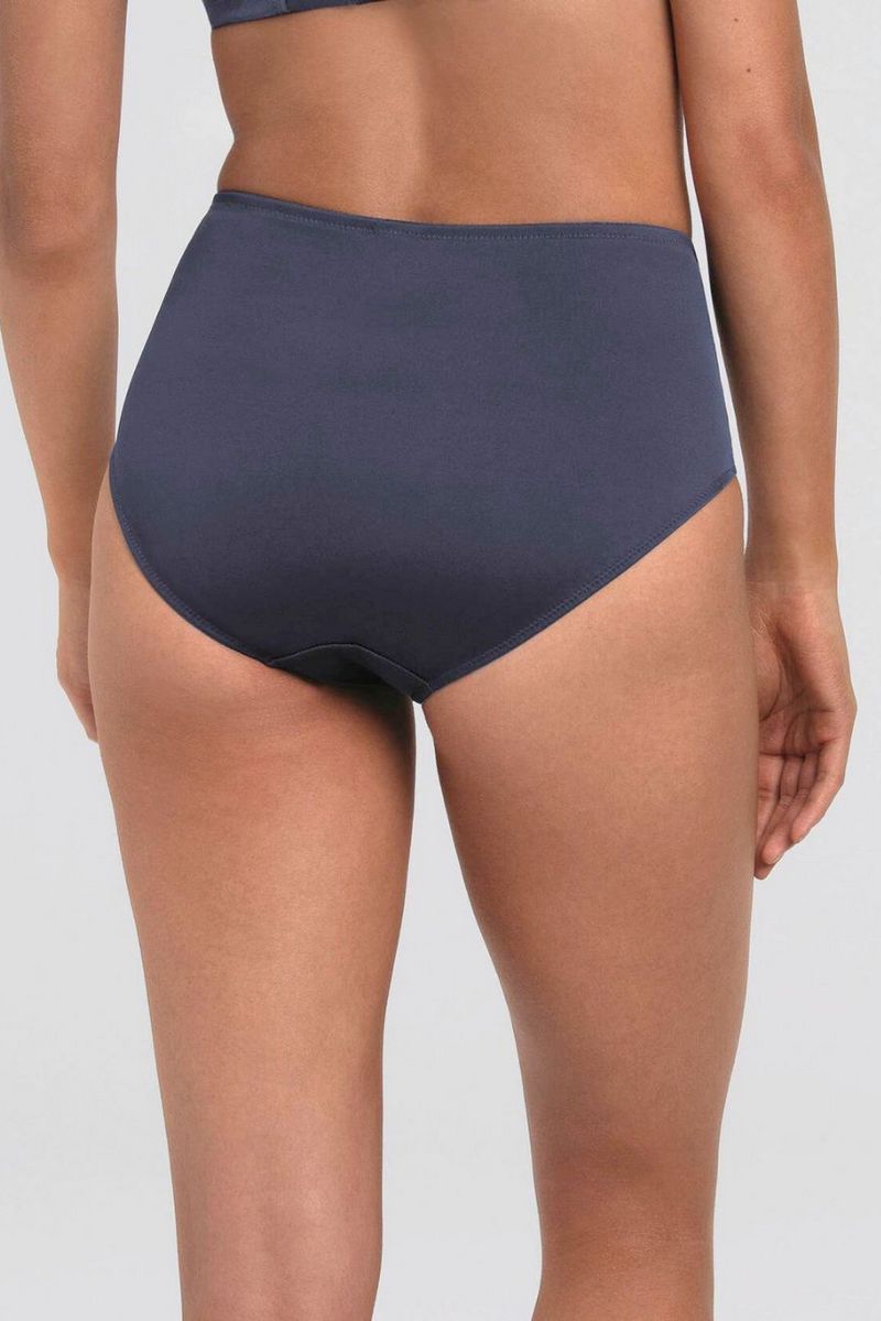 Высокие трусики слип 1512 Havanna dark blue