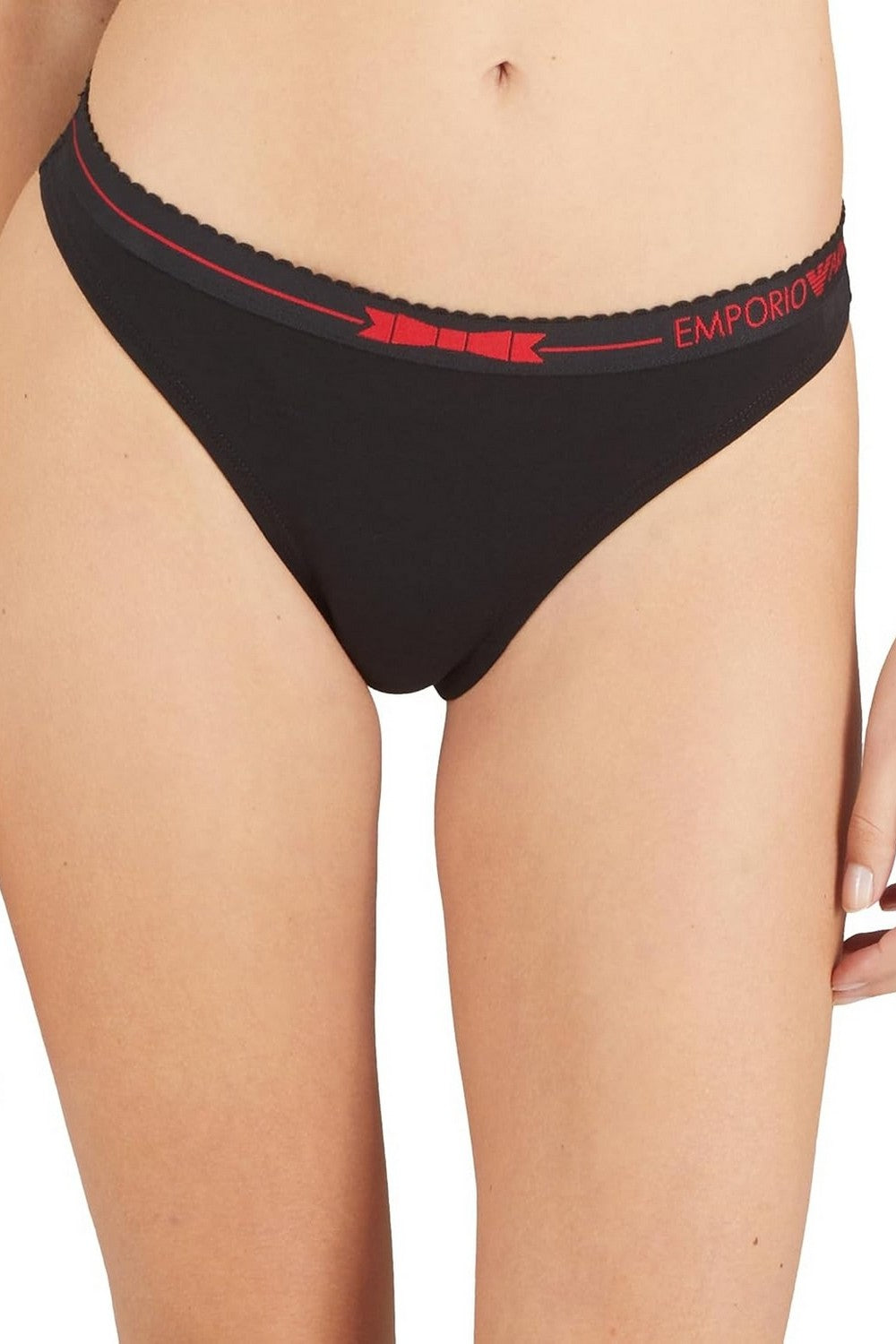 Бавовняні трусики бразиліана 491245383 (2 шт.) black/red