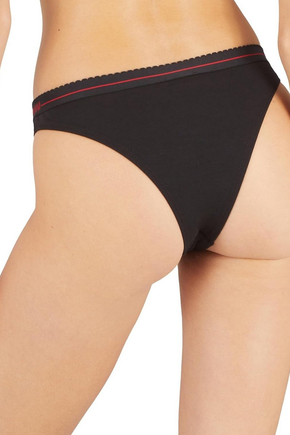 Бавовняні трусики бразиліана 491245383 (2 шт.) black/red