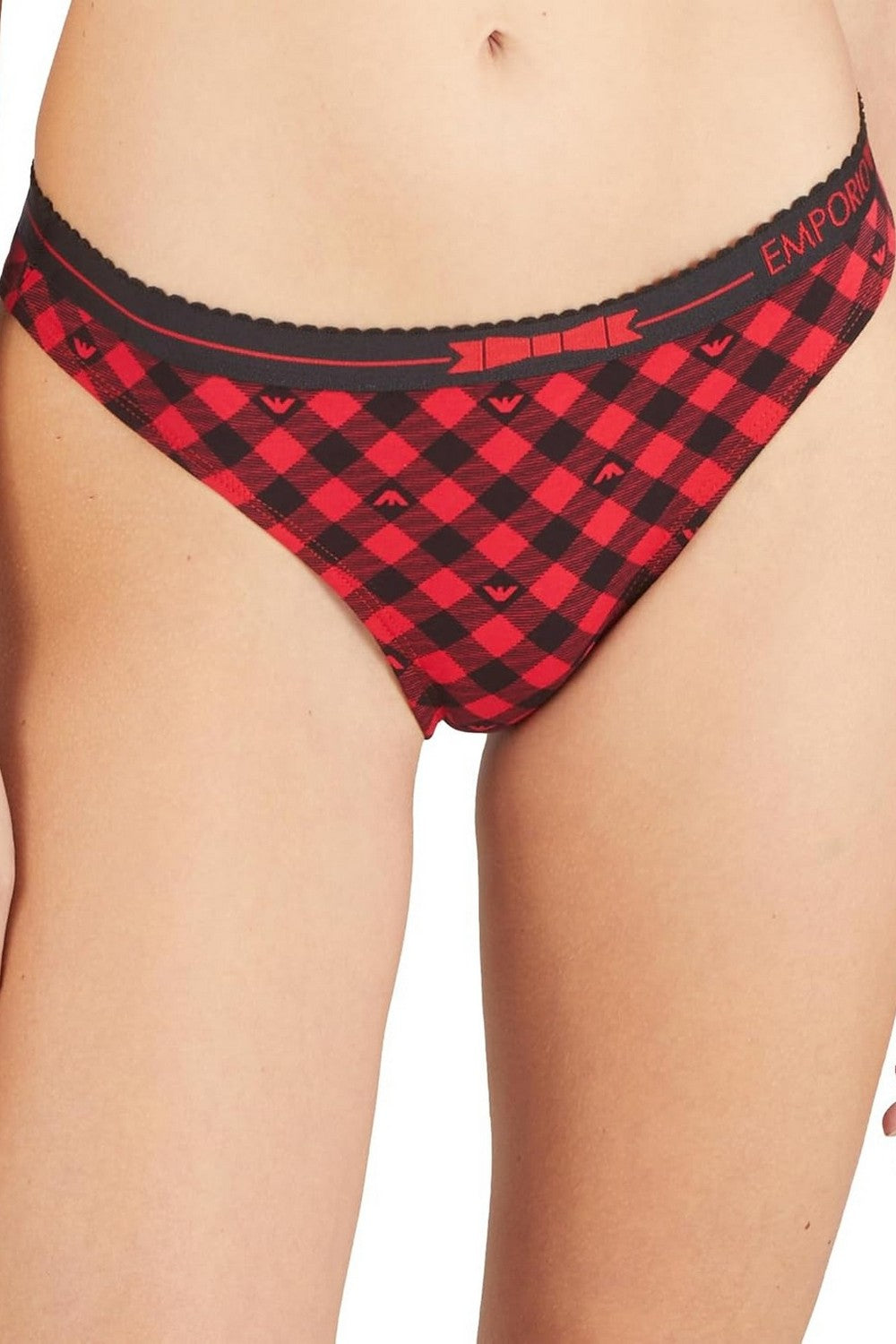 Бавовняні трусики бразиліана 491245383 (2 шт.) black/red