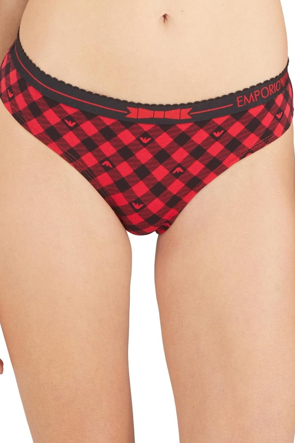 Бавовняні трусики брифи 74760867 (2 шт.) black/red