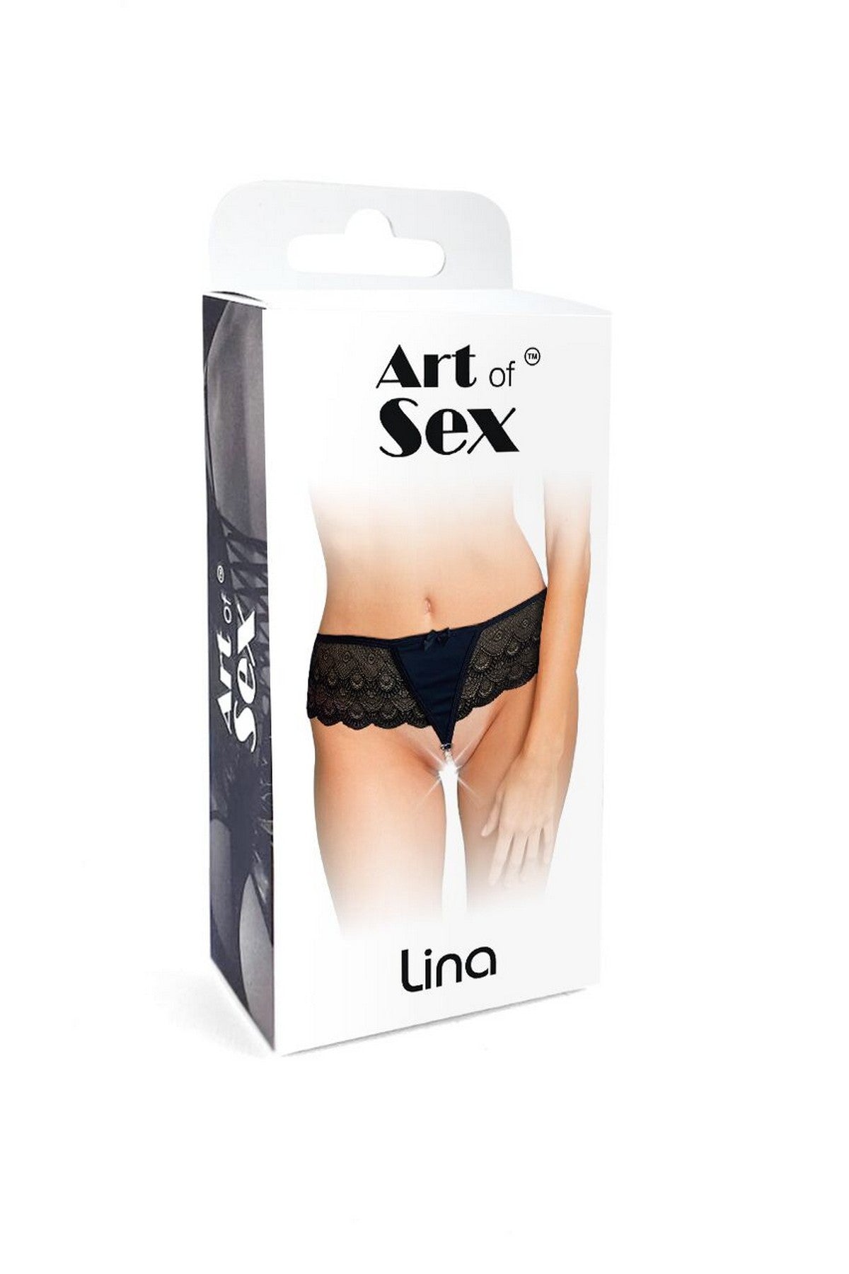 Кружевные трусики с жемчугом Lina