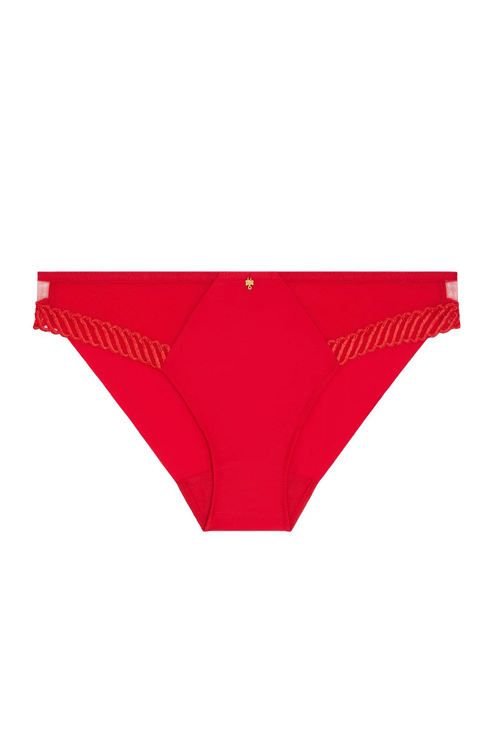 Трусики слип с микросеткой 4M22 Sheer Emotion diva red