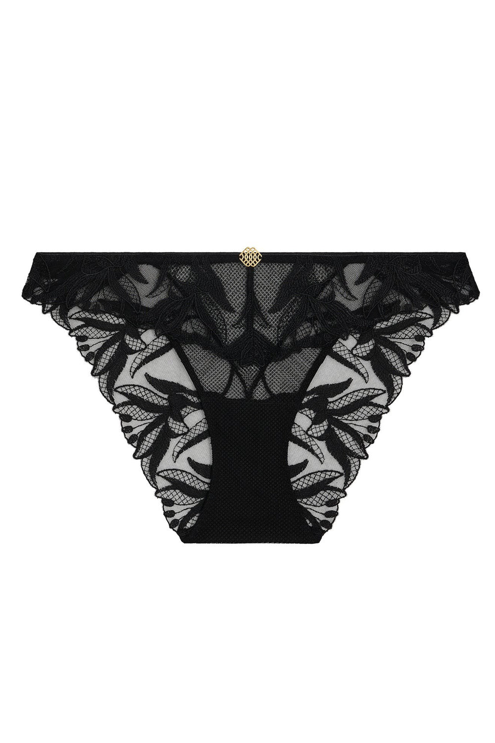 Трусики сліпи з вишивкою 6B27 Sweet Euphoria black