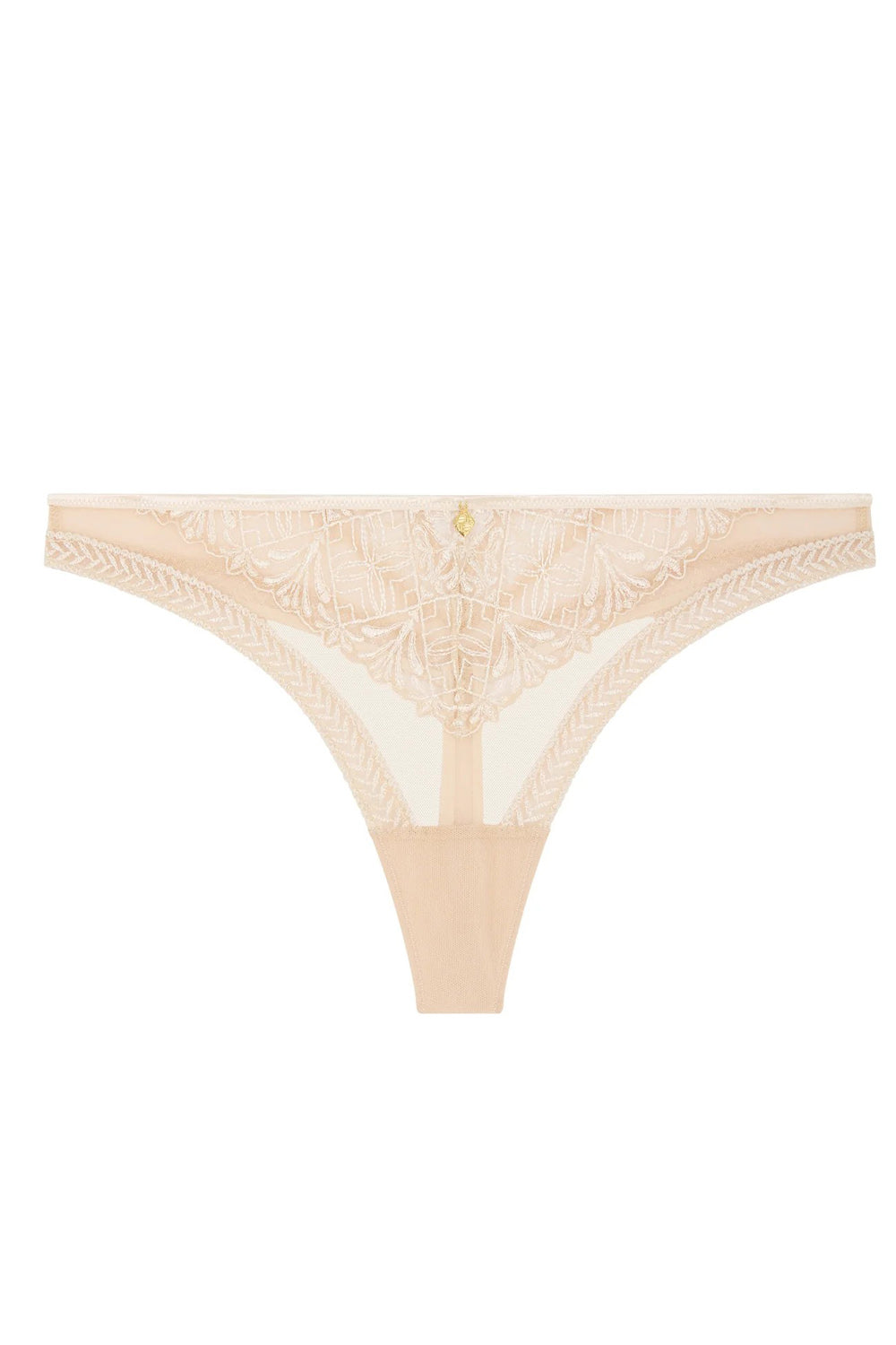 Трусики стринг с вышивкой 6C26 Iconic Calypso dune