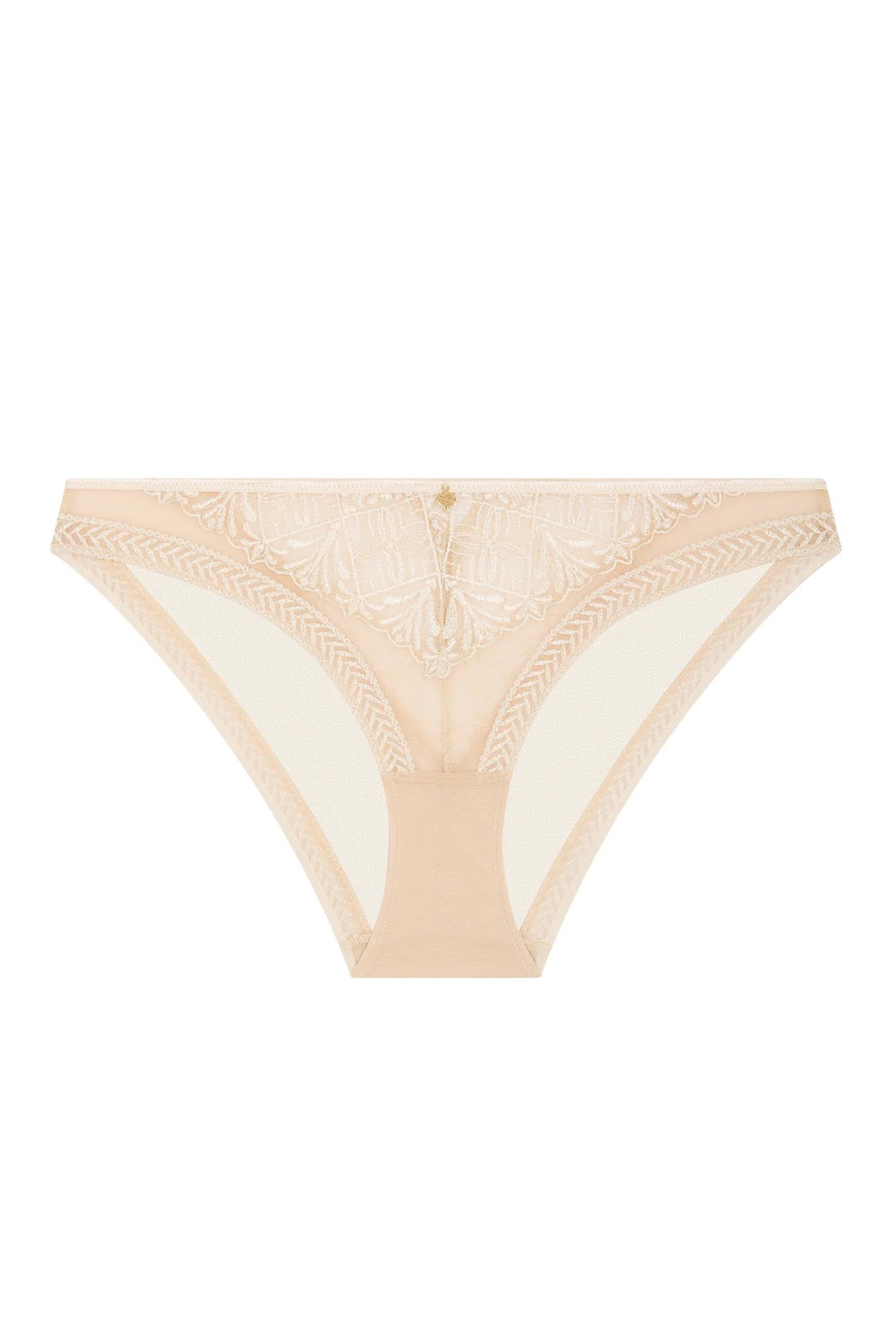 Трусики слип с вышивкой 6C27 Iconic Calypso dune