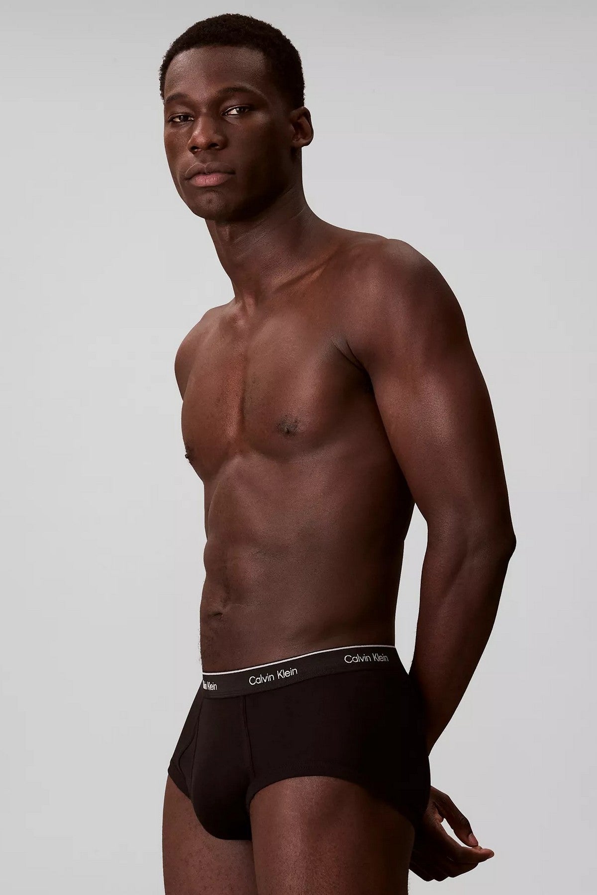 Чоловічі труси брифи 641457381 (6 шт.) black Calvin Klein вигляд збоку