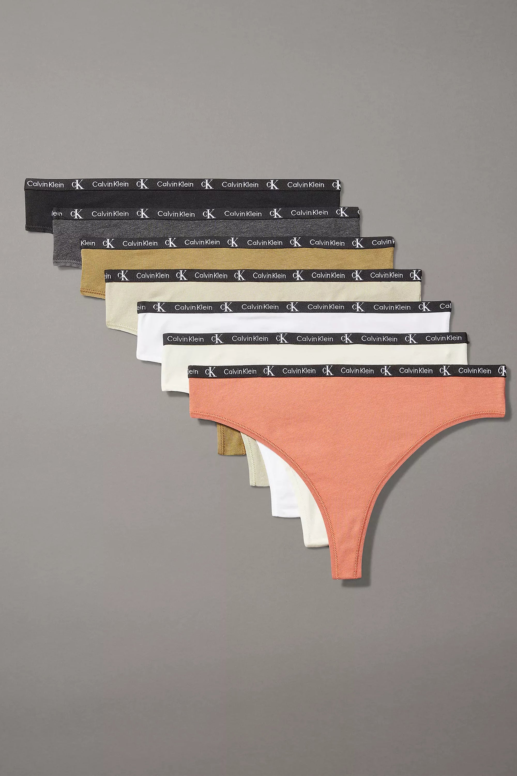 Хлопковые трусики стринг 715247434 (7 шт.) multi