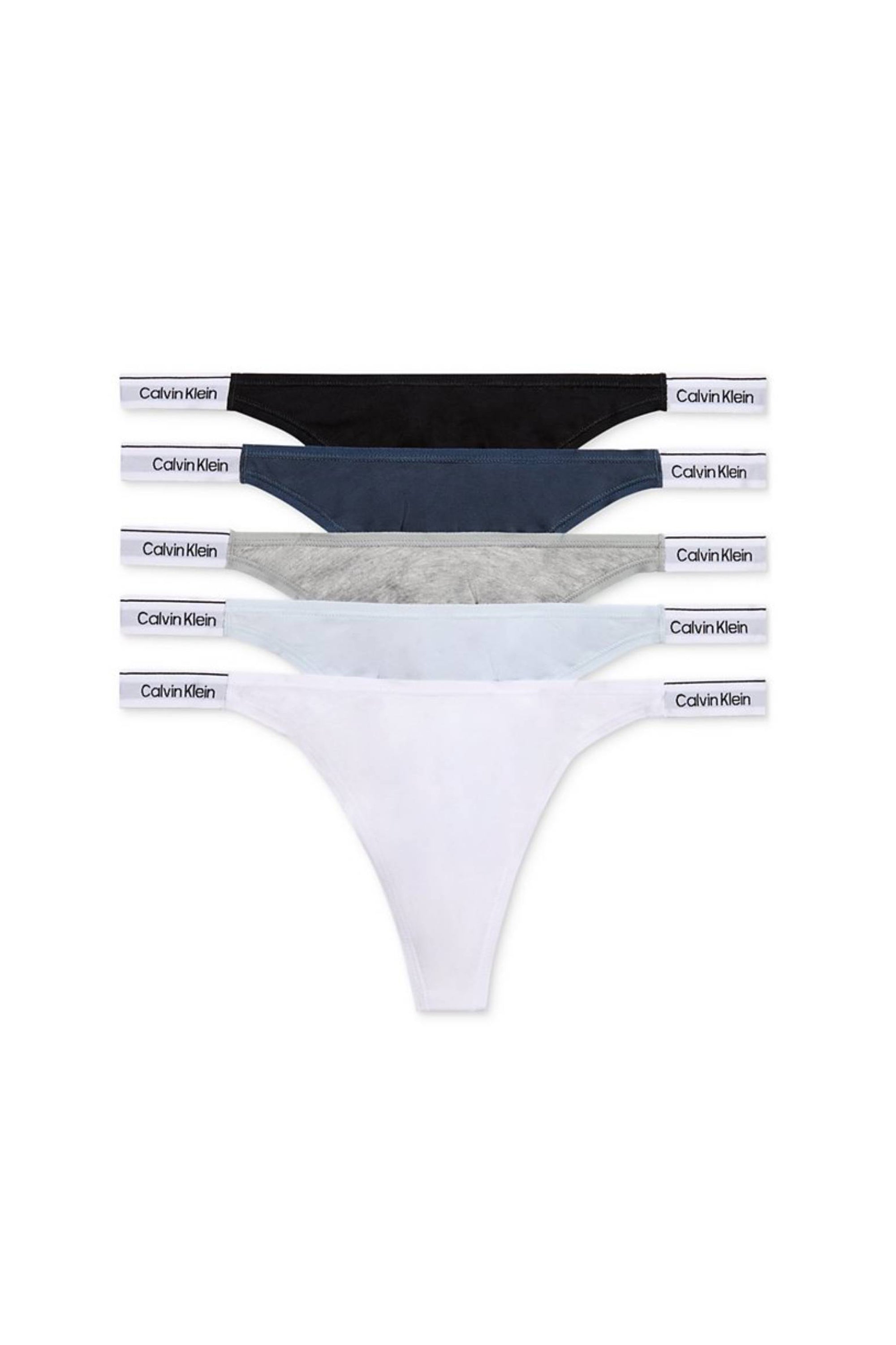 Хлопковые трусики стринг 744072682 (5 шт.) multi