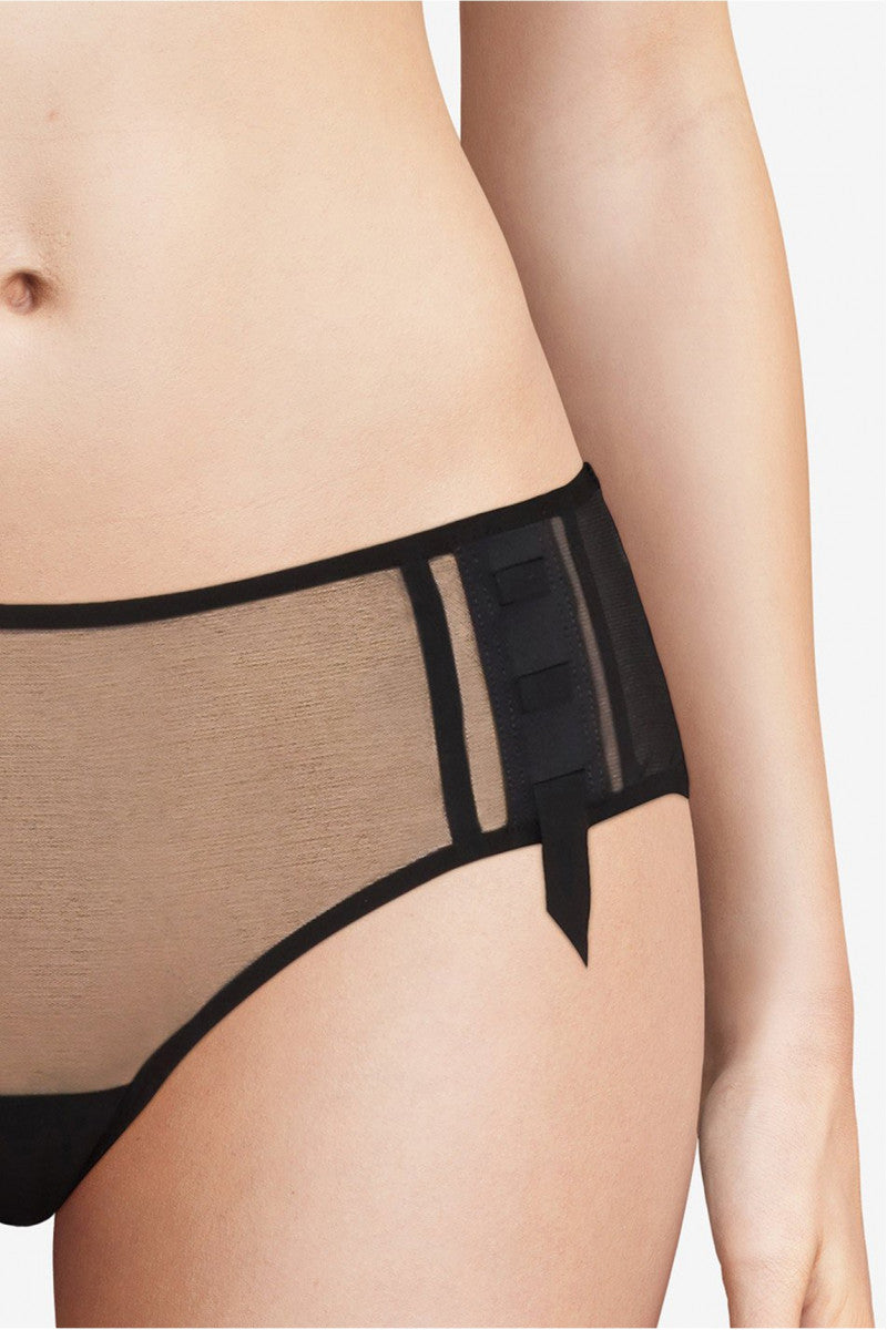 Шортики із мікросітки 02D5 noir