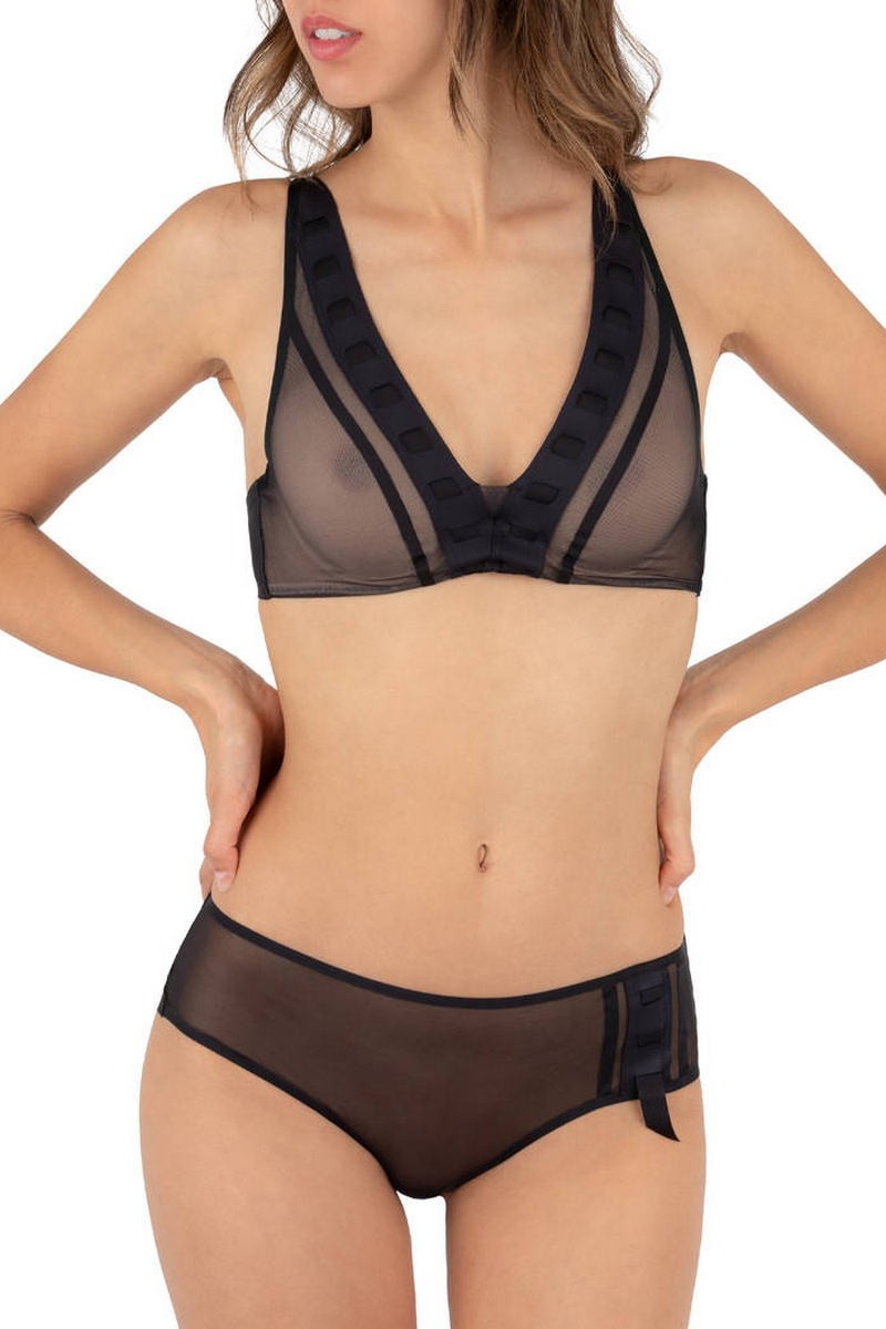 Шортики из микросетки 02D5 noir