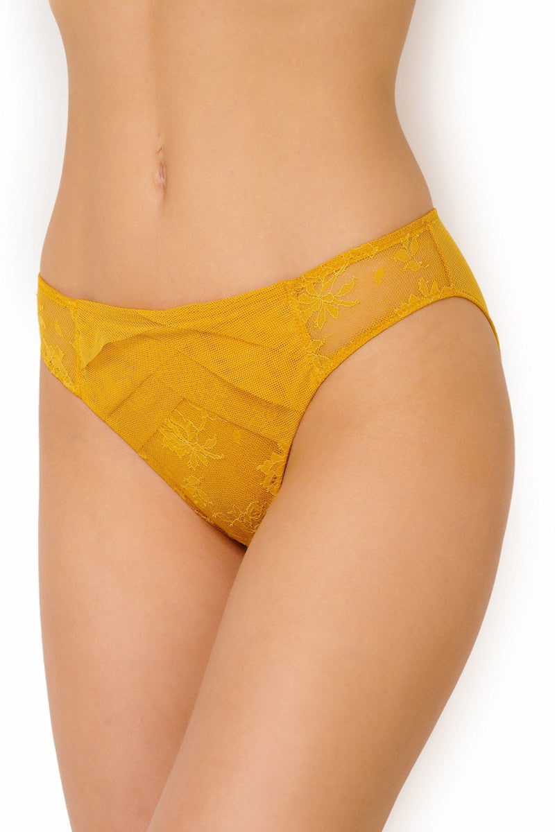 Трусики слип с кружевом 0933 ginger