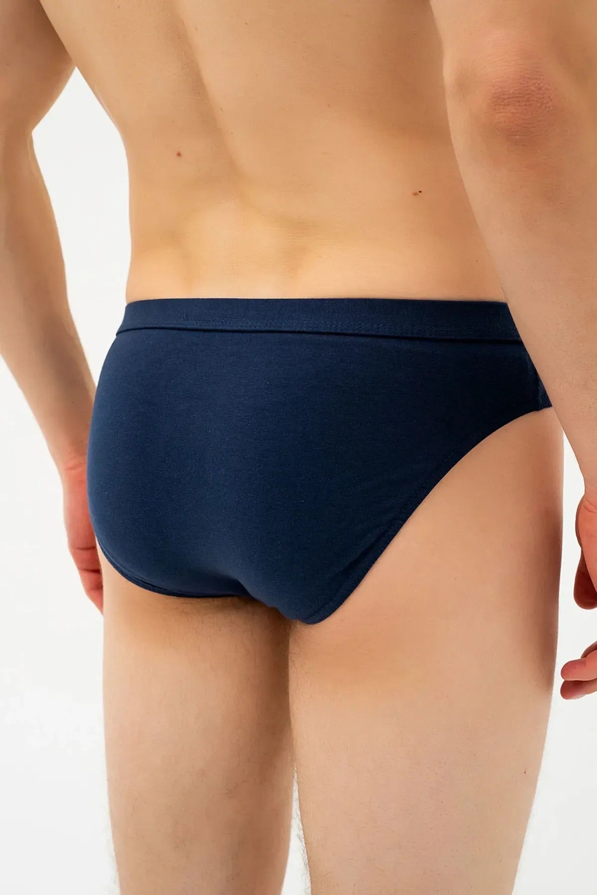 Мужские трусы слип из хлопка 226 Authentic mini dark blue