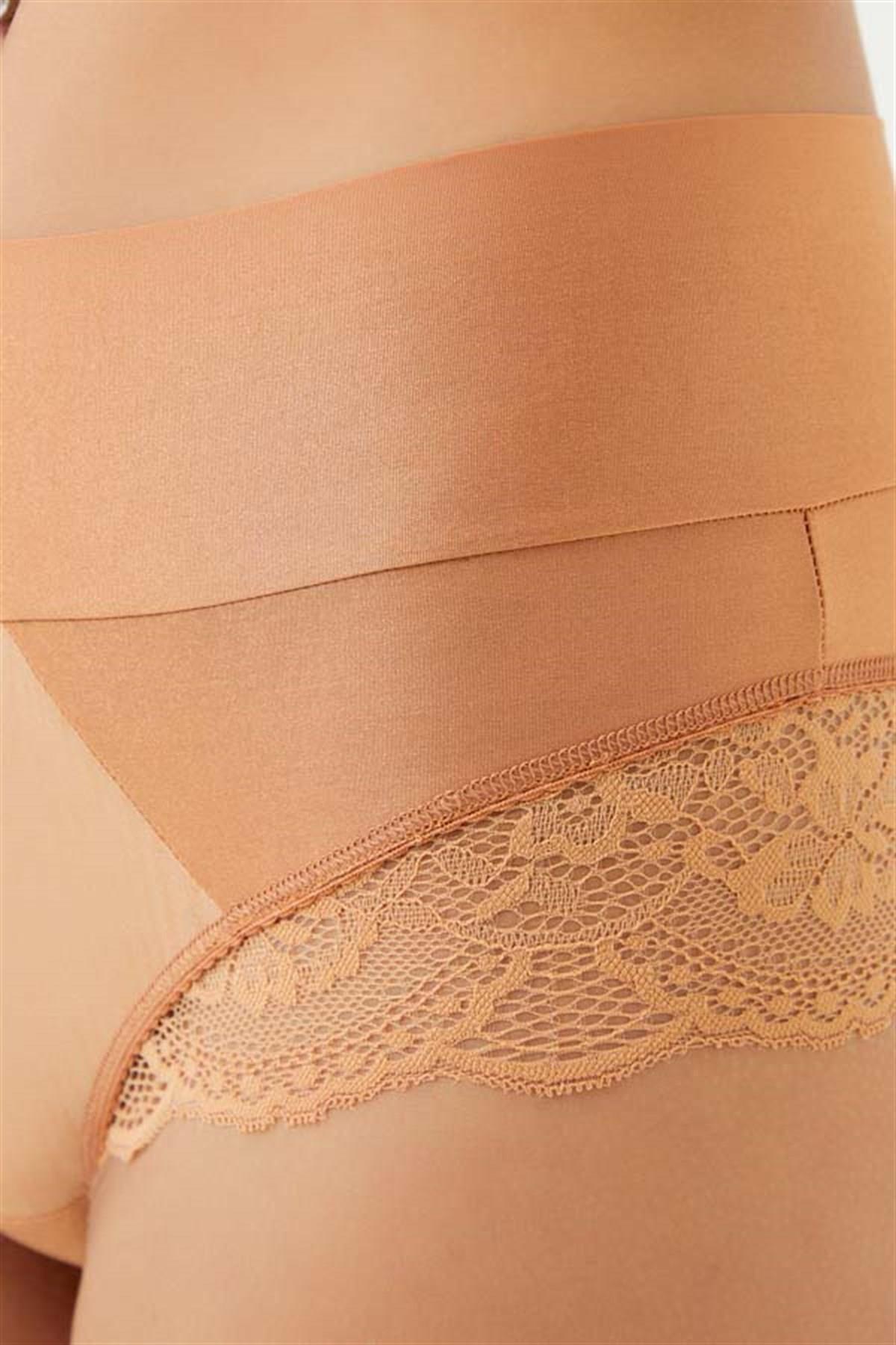 Трусики слип из микросатина CH6117 bronzeТрусики слип из микросатина CH6117 bronze