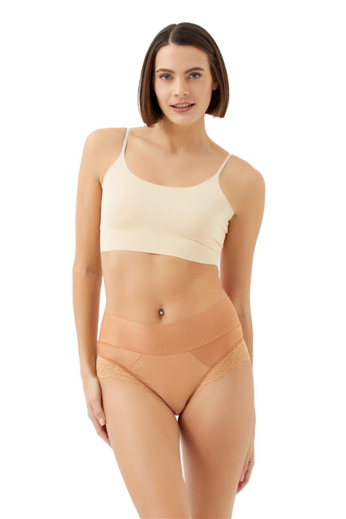 Трусики слип из микросатина CH6117 bronzeТрусики слип из микросатина CH6117 bronze