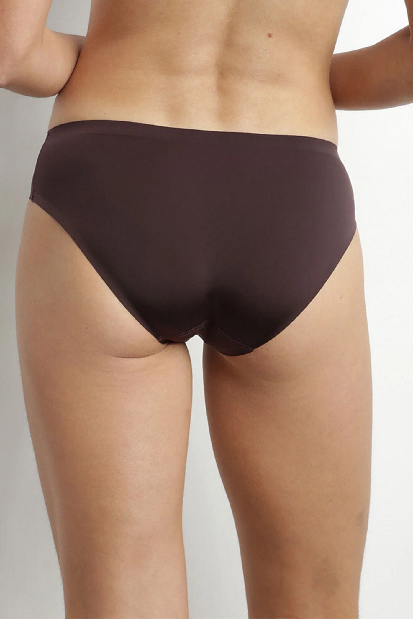 Бесшовные трусики слип D07YG InvisiFree marron