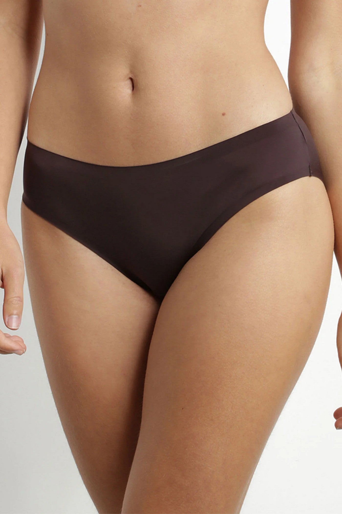 Бесшовные трусики слип D07YG InvisiFree marron