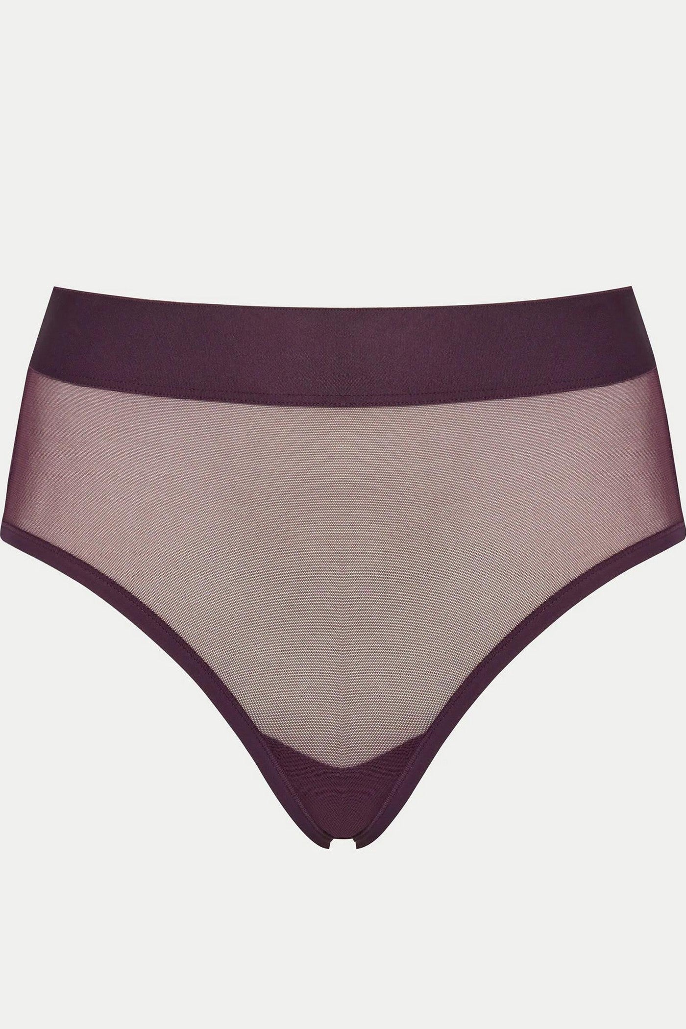 Высокие трусики слип DK8195 plum per