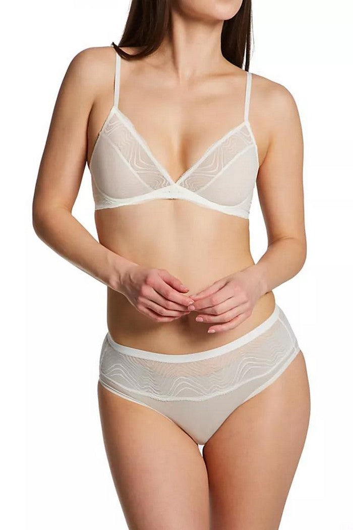 Трусики слип с кружевом DK8443 snow