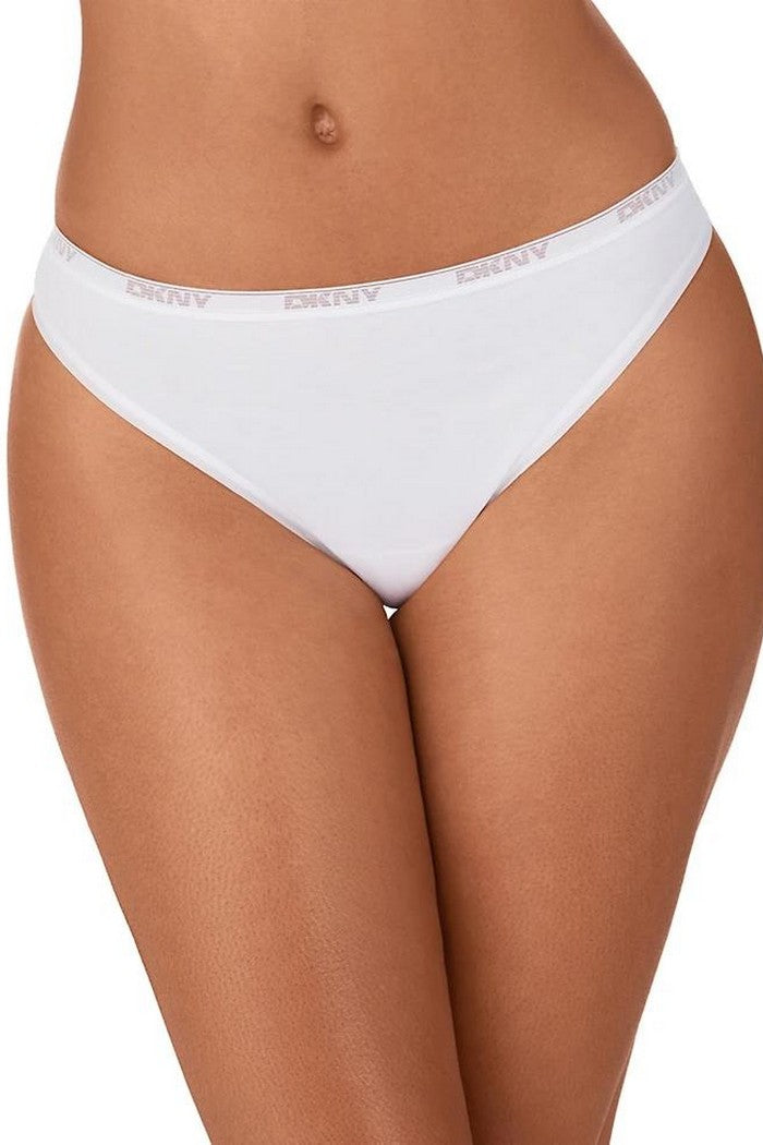 Хлопковые трусики стринг DK8461 white