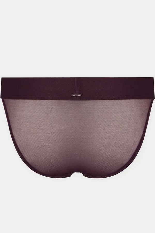 Трусики танга из микросетки DK8945 plum per