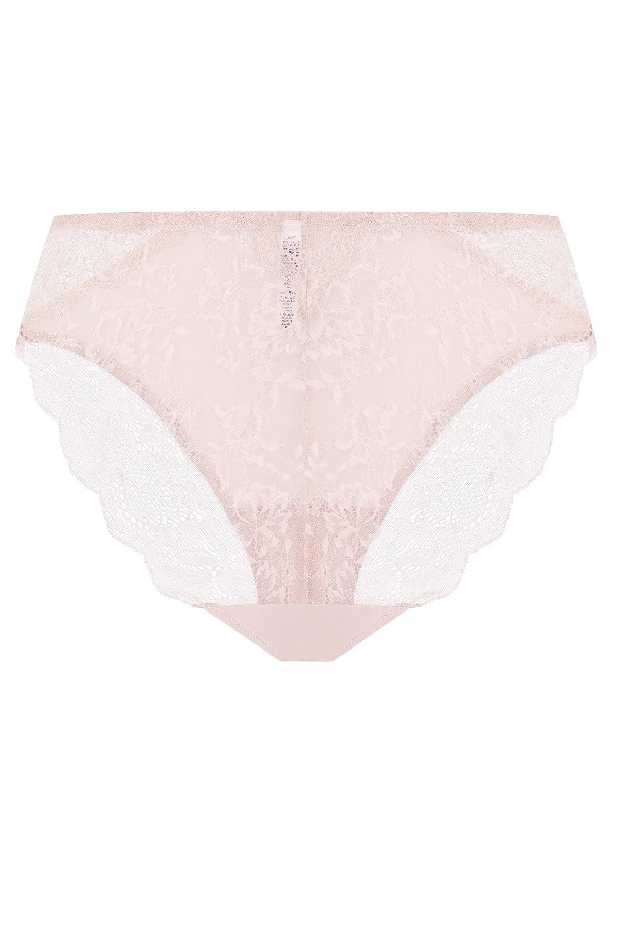 Трусики миди с кружевом 021 034 Camilla silver peony