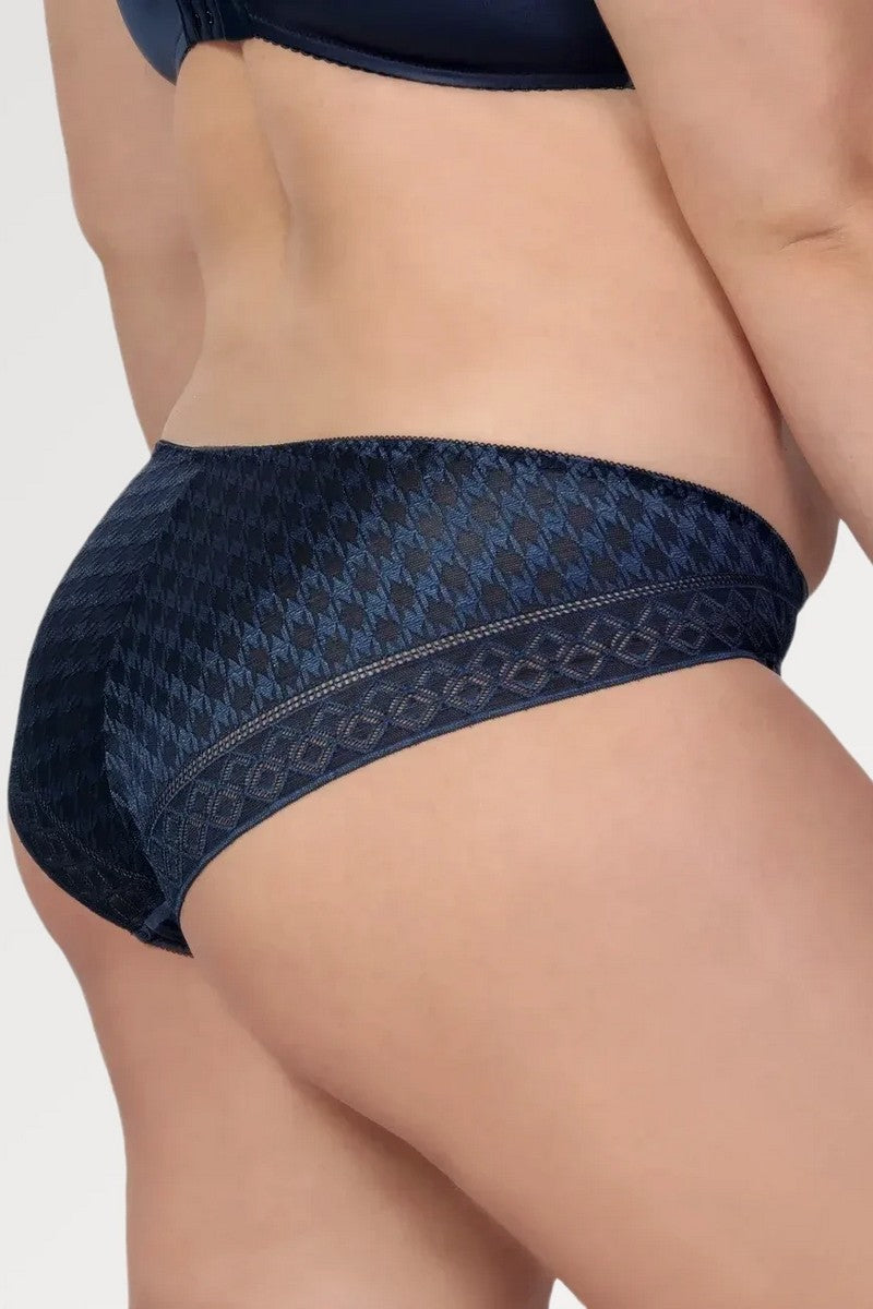 Мереживні трусики сліпи 2413/016 Royal Blue