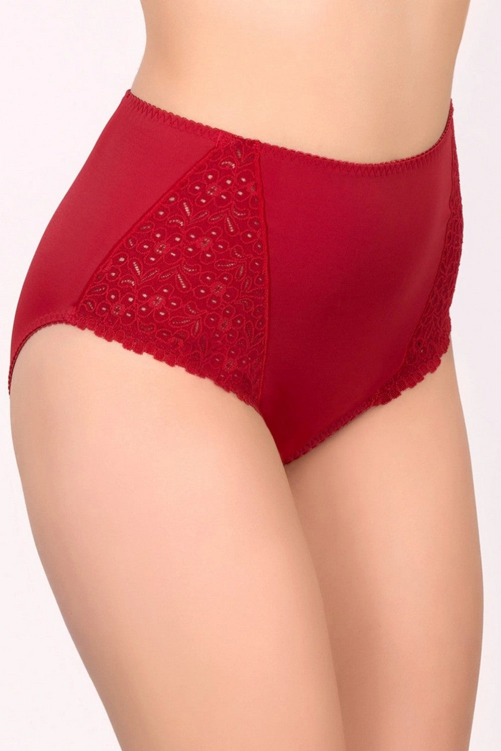 Трусики слип макси с кружевом 32