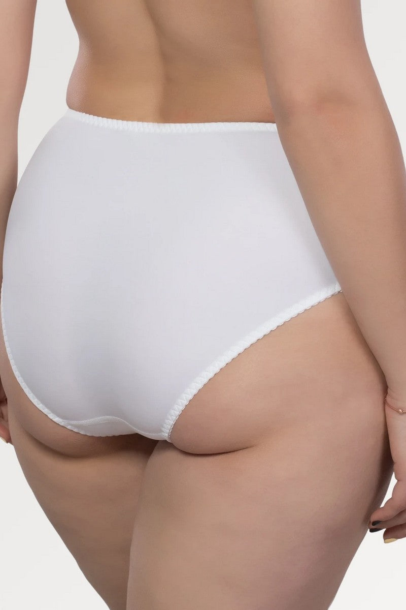 Трусики слип макси с кружевом 32