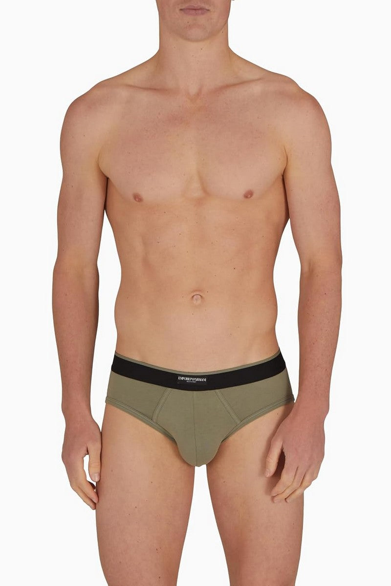 Чоловічі сліпи 168097209 (2 шт.) multi Emporio Armani оливкові