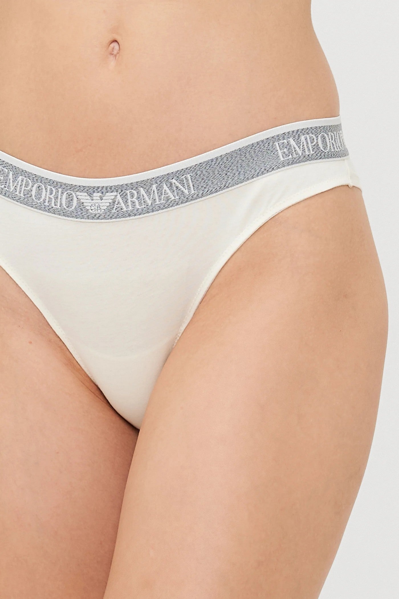 Бавовняні бразиліана 34517064 (2 шт.) milk Emporio Armani резинка