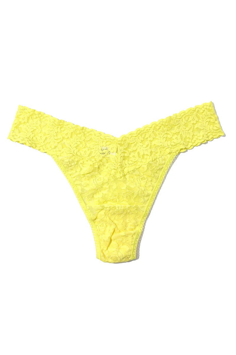 Кружевные трусики стринг 4811 Signature Lace lemon meringue