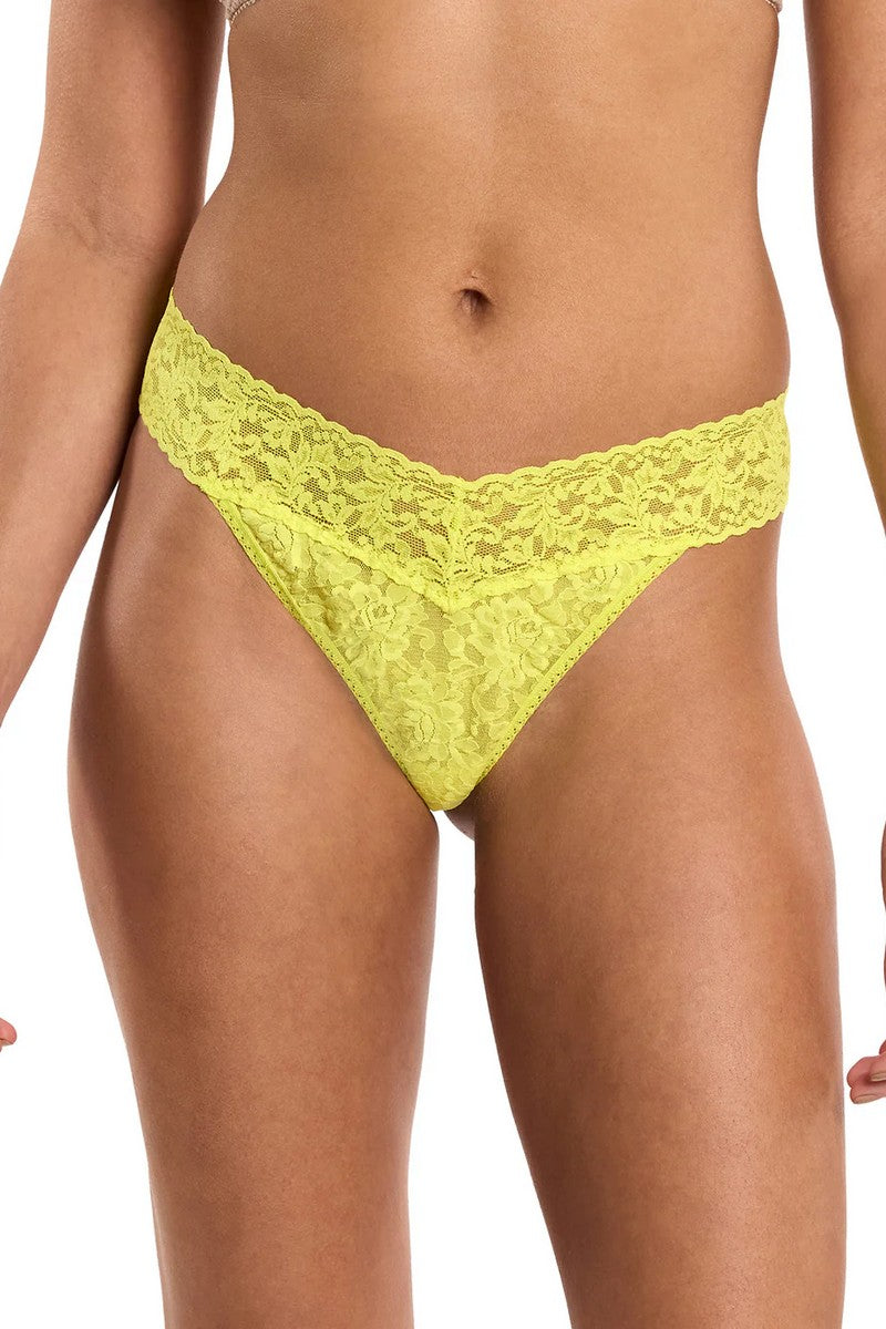 Кружевные трусики стринг 4811 Signature Lace lemon meringue