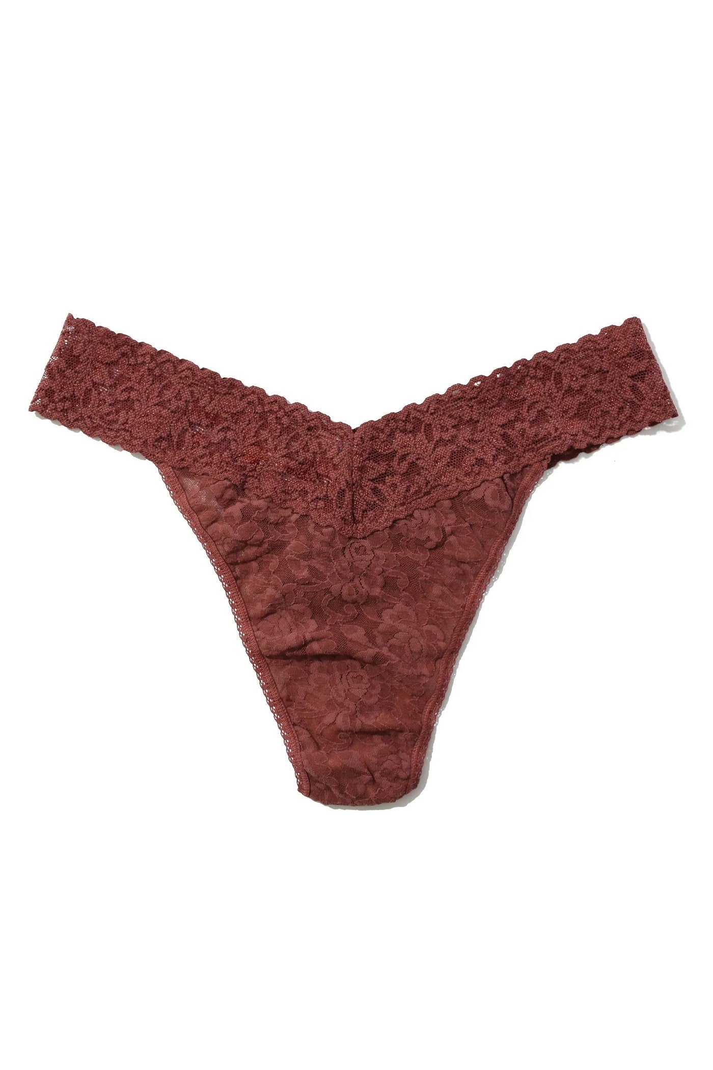Кружевные трусики стринг 4811P Signature Lace allspice brown