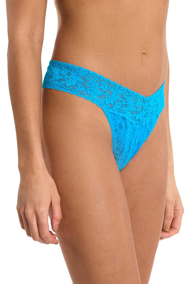 Кружевные трусики стринг 4811P Signature Lace mediterranean sea