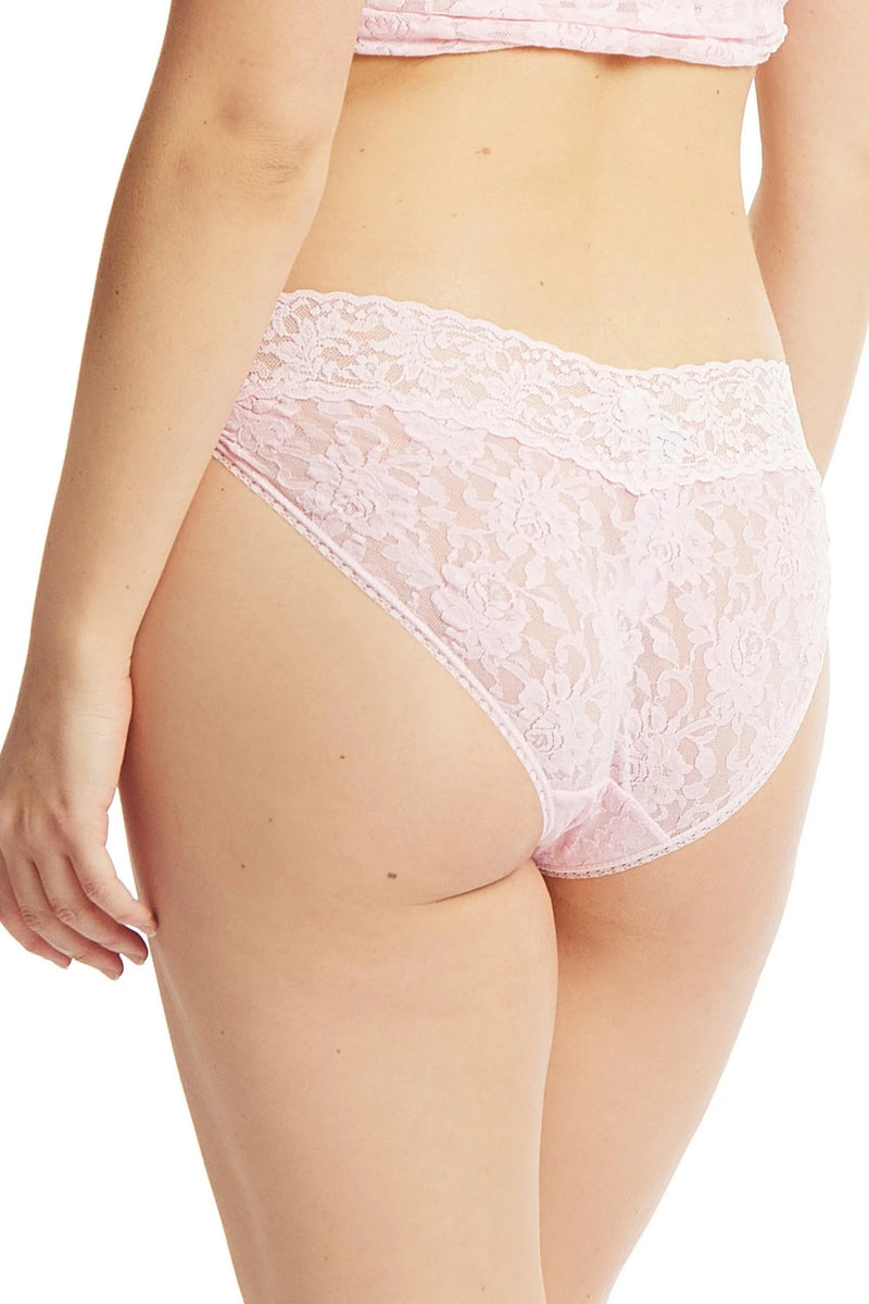 Кружевные трусики слип 482374 Signature Lace bliss pink