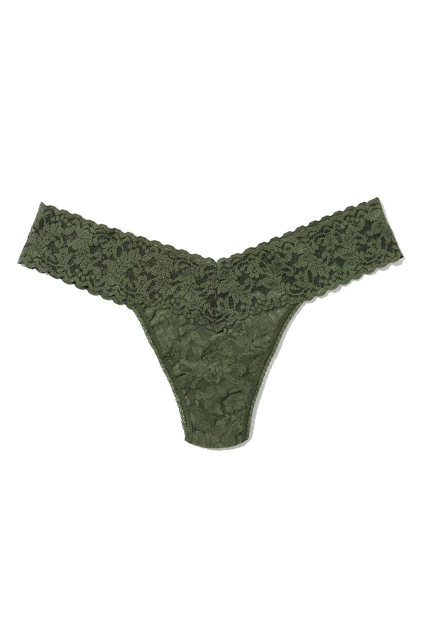 Трусики стринг из кружева 4911XSP Signature Lace herb green