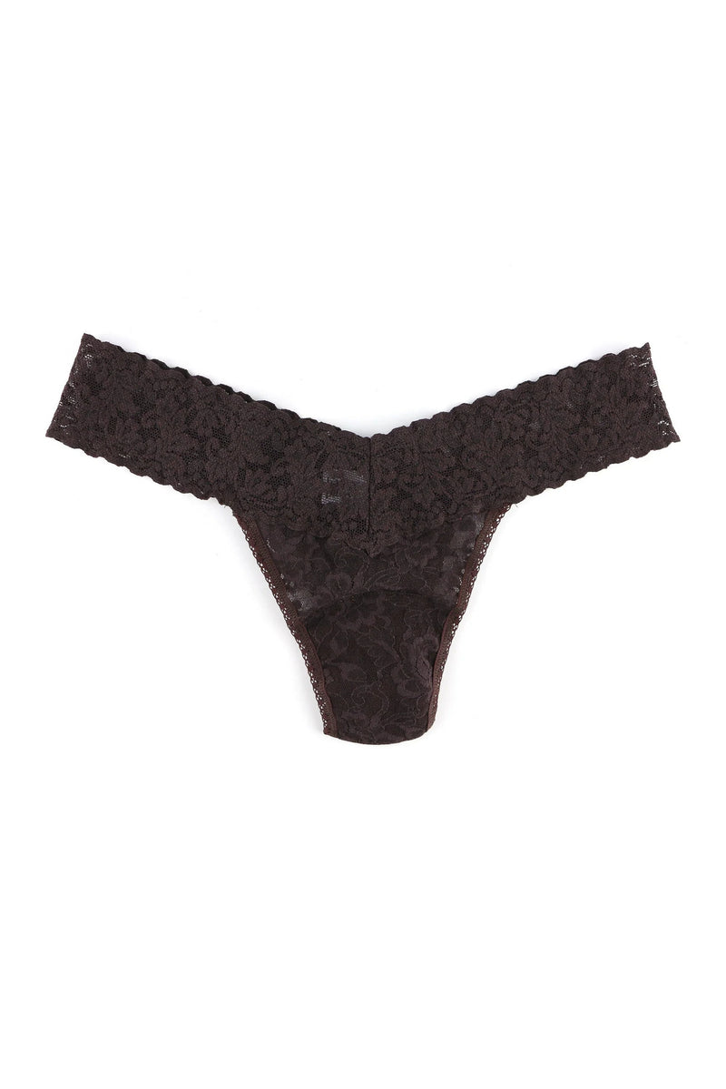 Кружевные трусики стринг 4911P Signature Lace chocolate noir